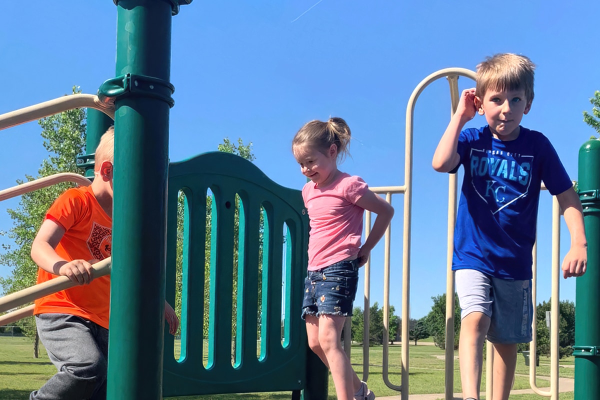 They Stay Active With Exciting Outdoor Play